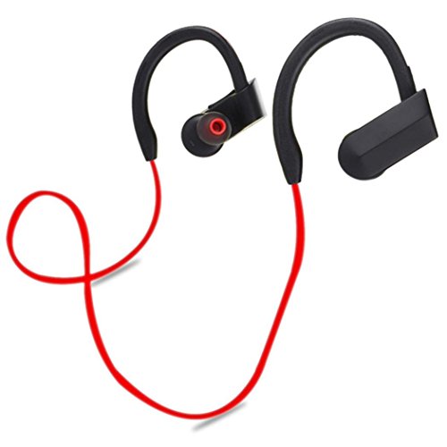 Preisvergleich Produktbild Bluestercool drahtlose Bluetooth-Sport Stereo Head-Set Kopfhörer für Smartphone (Rot)