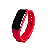 Slri Sport Bluetooth Smart Armband Armband Herzfrequenz Blutdruckmessgerät Uhr - Rot