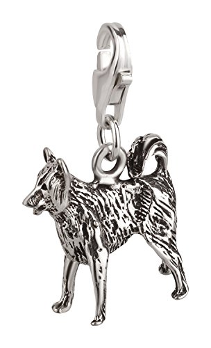 Charm Pendant Dog Border Collie 2 Sterling Silver 925