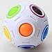 Kolylong 2017 Pop Rainbow Magic Ball Plastic Cube Twist Puzzle Toys For Children's Educational Toy Teenagers Adult Stress Reliever tools