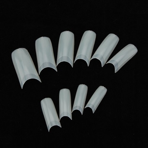 Come 2 Buy - 500pcs Acrylic UV Gel French Natural Nude Ivory False Fake Nail Art Tips
