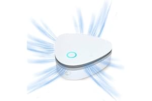 LIFETTER Purificateur d'air allergique, générateur d'ozone, filtre à air contre la moisissure, la poussière, le pollen, les poils d'animaux, purificateur d'air, ioniseur pour salle de bain, cuisine, fumée,