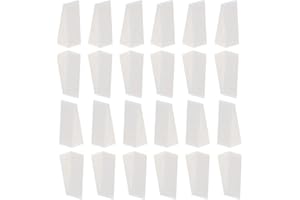 Ainkou 24 PCS Nail Art Sponges Make Up Wedges Triangle Shape Cosmetic Wedges Foundation Beauty Tool