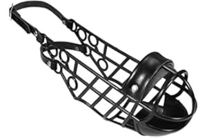 Don Pare Maulkorb 111 w kolorze czarnym Kennel Maulkorb do Whippets Idealny również jako kosz do transportu, od Amathings