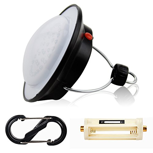 Sidiou Group 60 LED Outdoor Indoor Camping Licht 18650 Fern Tragbare Lampenschirm Kreis Zelt-Laterne-White Light Campingplatz Hängelampe - 7