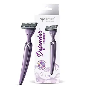Bombay Shaving Company Defender For Her Razor For Women | Irritation-Free Shaving & Hair Removal At Home (Pack Of 1)