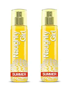 Naughty Girl SUMMER Perfume Spray for Women- Pack of 2 (135ml each)
