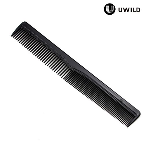 UWILD®Professionell Haarschere Friseurschere Set Professionell Haarscheren Set Friseur Scheren Set 6 Zoll 17,5 cm mit (2-er Set) Umfassen Taschen und Kamm (Black) - 5