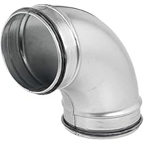 Wickelfalzrohr Reduzierung DN 250/200 - Muffe Auf Nippel Mit Doppellippendichtung