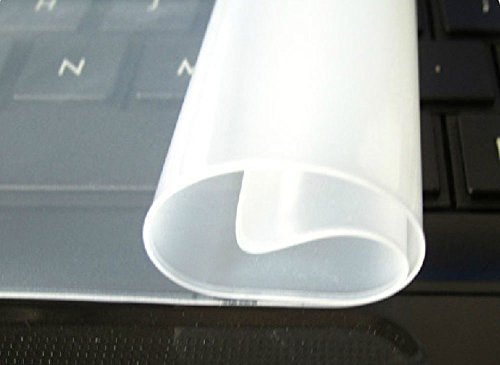 niceeshop(TM) Durchsitig Weiß Allgemein Silikon Tastatur Schutz Haut Abdeckung für 14 Zoll Laptop Notebook - 3