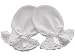 100% Cotton Jersey Newborn Baby Handmade Anti Scratch Mittens Cotton Lace 1 Pair Color White (0-3 Months, White Bow)