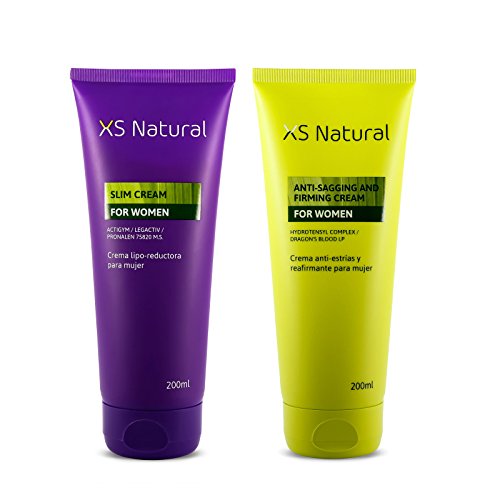 XS Natural Crema Lipo-reductora Mujer + XS Natural Crema Antiestrías y Reafirmante