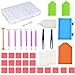 Produktbild JVSISM Diamant Malerei Werkzeuge, Diamant Stickerei Box 5D Diamant Malerei Zubehr, Erwachsene Oder Kinder DIY Diamant Malerei Kreuz Stich Werkzeuge (38Stücke)