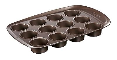 Pyrex - Asimetria - Moule à 12 Muffins en Métal Anti-Adhésif Ø 6.50 cm