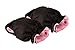 Baby Pushchair/Pram/Stroller Hand Warmer Mitts / Gloves - Black / Baby Pink