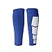 Produktbild LIKERAINY Elastische Kompression Wade Wickeln, Waden Kompression Beinlinge Kompression Kompressionsunterstützung Calf Guard für Radfahren Basketball Fußball Unisex Blau M (2 Stücke)