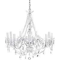 Kare 60541 - Lámpara de techo de araña con cristales (9 brazos)