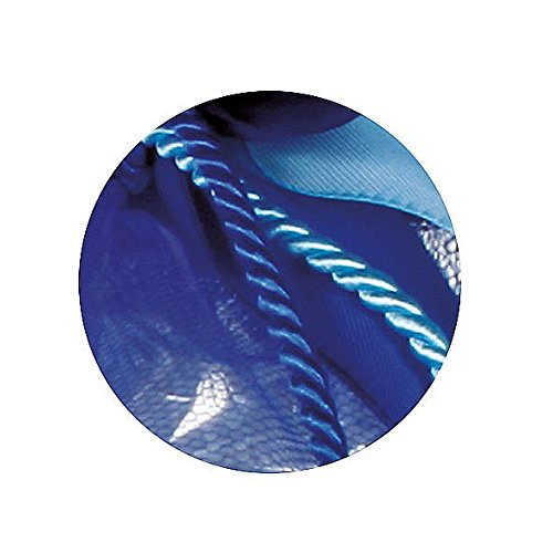 große 3-D Schleife – 24 cm breit u. 54 cm lang – Geschenkband / Geschenkschleife – blau hellblau – für Geschenke und Schultüten - 4