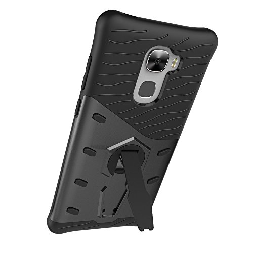 Funda LeEco Le Pro 3 Shanphone Armor Doble Capa Funda de Protecci  n Hibrida Completa para de Letv Pro 3 LeEco Le Pro 3 Negro