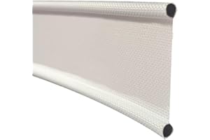 KEDER UK Drive away awning kit Figure of 8 Aluminum Connector for Caravan/Motorhome Awnings Campervan, Motorhome (Double Keder White 6mm-4mm)