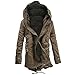 Produktbild Herren Winterjacke Julywe Winddicht Coat Mantel Herrenmantel Wintermantel Herren Windbreaker Jacke Mantel Männer Jacke warme Winter Graben Outwear Mantel Herren Strickjacke
