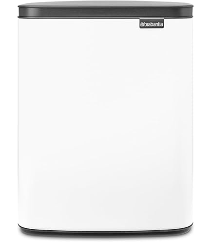 Brabantia Bo Hi afvalemmer 12 liter White | Oldenhof