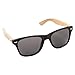 Produktbild ECENCE Bambus Holz Sonnenbrille Wayfarer Damen Herren Unisex Aviator Nerdbrille Fashion Schwarz 23010207
