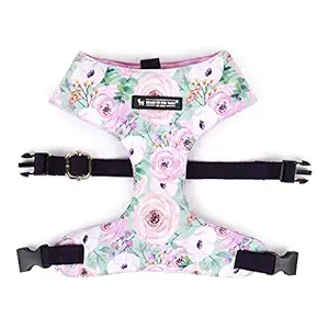 Heads Up For Tails Hearts and Rose Reversible Harness for Dogs - Small