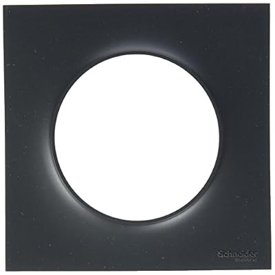 Schneider Electric Plaque simple Odace, SCHNEIDER ELECTRIC anthracite mat