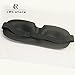 RC Sleeping Eye Mask Contoured & Comfortable Sleep Eye Blindfold Mask & Ear Plug Set for Men or Women. Includes Carry Pouch for Eye Mask and Ear Plugs - Great for Travel, Shift Work & Meditation - Black