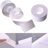 Material seguro: la tira de sellado está hecha de PVC, que se caracteriza por su solidez y seguridad, y su color blanco puede hacer que su casa se vea brillante y hermosa, adecuada para un uso prolongado y que comparta con sus amigos
