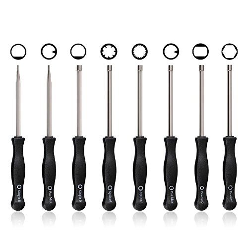 8 Verschiedene Vergaser Schraubendreher, Vergaser Einstellwerkzeug Set Vergasereinstellung mit Tragetasche für 2 Cycle Engine - 2