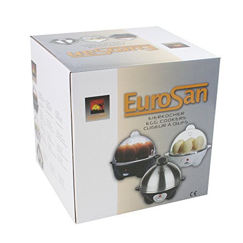 Eurosan ESHE Eierkocher Mikroelle, schwarz / edelstahl - 7