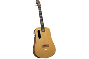 LAVA Me Air Chitarra elettrica acustica, Chitarra in abete rosso sottile e leggera con effetto magnetico FreeBoost, per destrimani, 6 corde in acciaio,(Abete rosso)