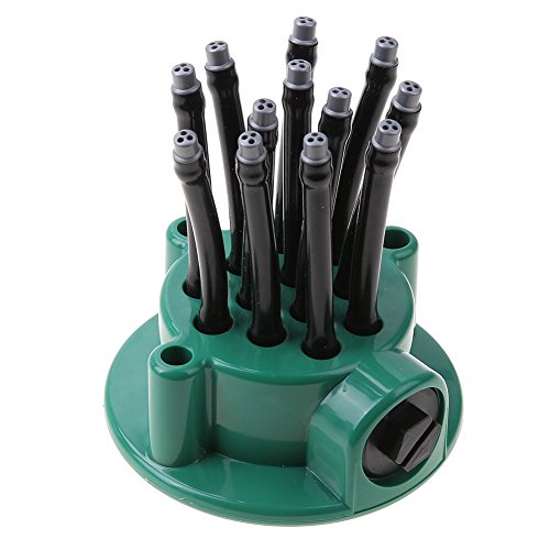 PB PEGGYBUY Aspersor de plástico flexible automático de 360 grados para riego de jardín, herramienta de refrigeración