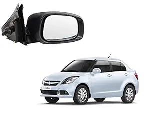 GKS Plastic Car Manual Side Rear Mirror Assembly for Maruti Swift Dzire Old (Right Side)