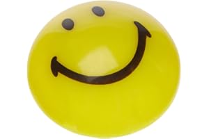 magnetoplan Smiley magnesy, średnica 20 mm, 8 sztuk, żółty/czarny
