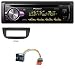 Produktbild caraudio24 Pioneer DEH-S2000UI 1DIN Aux USB MP3 CD Autoradio für Renault Twingo (07-14) Schwarz
