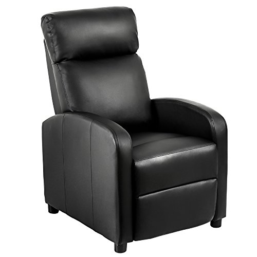 Life Carver® Ultimo Leather Recliner Living Room Armchair Sofa Chair Home Theater Seating Reclining Cinema Home Lounge
