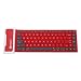 Produktbild myfei Mini Silikon Bluetooth Tastatur tragbar Wasserdicht Faltbare Flexible Wireless Tastatur für Windows Betriebssysteme: 2000, Server 2003, XP, Vista, Win 7, Win 8, Win 10, Apple iPad, iPad 2, iPad