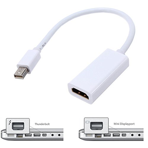 RtsTrade Mini Displayport Thunderbolt To Hdmi Adapter For Unibody Macbook Pro imac Macbook Air Mac Mini Laptop (37.1 Centimeters) (White) RS.389 (92.00% Off) - Amazon