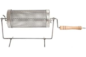 CRUCCOLINI RODILLO PARA CASTAÑAS DE ACERO INOXIDABLE CON MANGO DE MADERA - PEQUEÑO