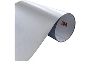 ‎M MOTOS 3M DI NOC Gebürstetes Aluminium Autofolie Car Wrapping Folie ME 904 122X10