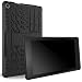 Produktbild Ouneed® Hülle für Kindle Fire HD 8 , Gummistoßfeste hybride harte Fall-Abdeckung Hülle für das neue Fire HD 8 (6. Generation - 2016) (8 Zoll, Schwarz)