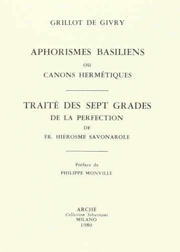 Aphorismes basiliens Aphorismes basiliens