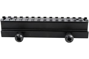 HOUSON M-L-o-k Picatinny-Schiene Adapter, Picatinny Schiene Weaver Adapter 20 mm auf 20 mm Tactical Scope Extend Mount Adapter C0021