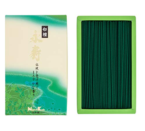 Nippon Kodo 22062 Eiju Santal Blanc, Encens, Vert, 17 x 10 x 4 cm