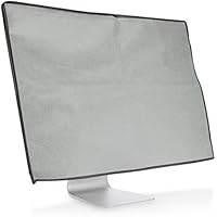 Kwmobile Cover Compatible With 27-28" Monitor - 3-IN-1 Case With Storage For Mouse, Keyboard - Dark Grey