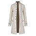 Produktbild Realde Herren Mantel Jacke Männer Langarm Gothic Gehrock Uniform Kostüm Party Oberbekleidung Langer Uniformkleid Vintage Punk Stil Karneval Uniform Cosplay Kostüm Outwear