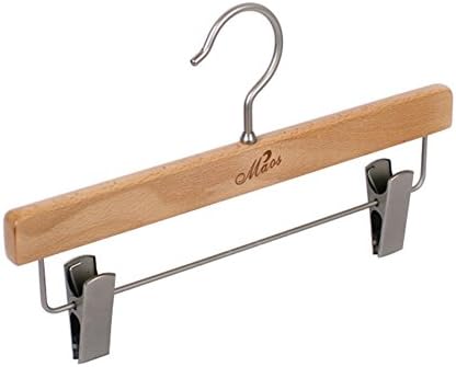 High Quality Beech Wood Trouser Clip/Pants Rack/Solid Wood Closet Storage Rack/No Trace Pants/Wooden Trousers Folder-A